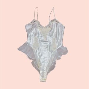Vintage White Teddy Bodysuit